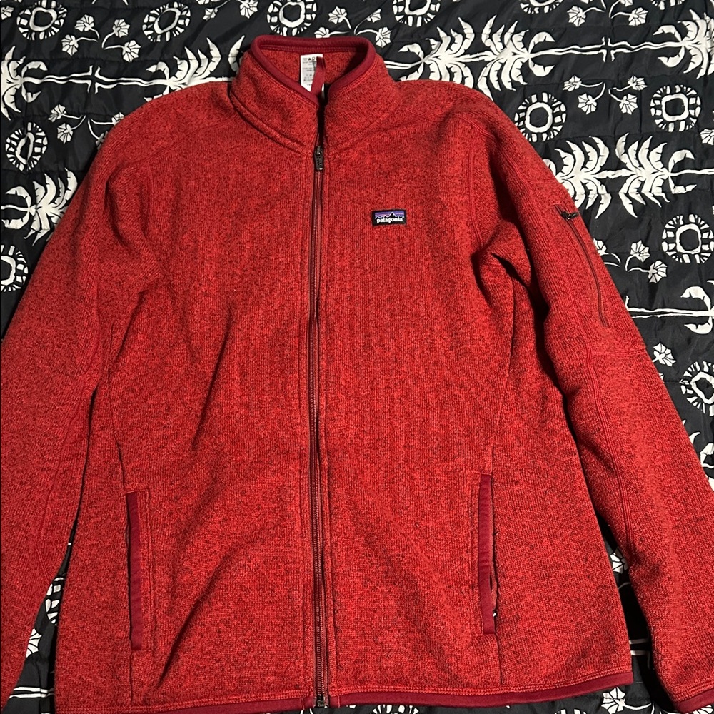 Patagonia Crimson Zip-Up Fleece Jacket